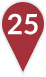 Map pin 25